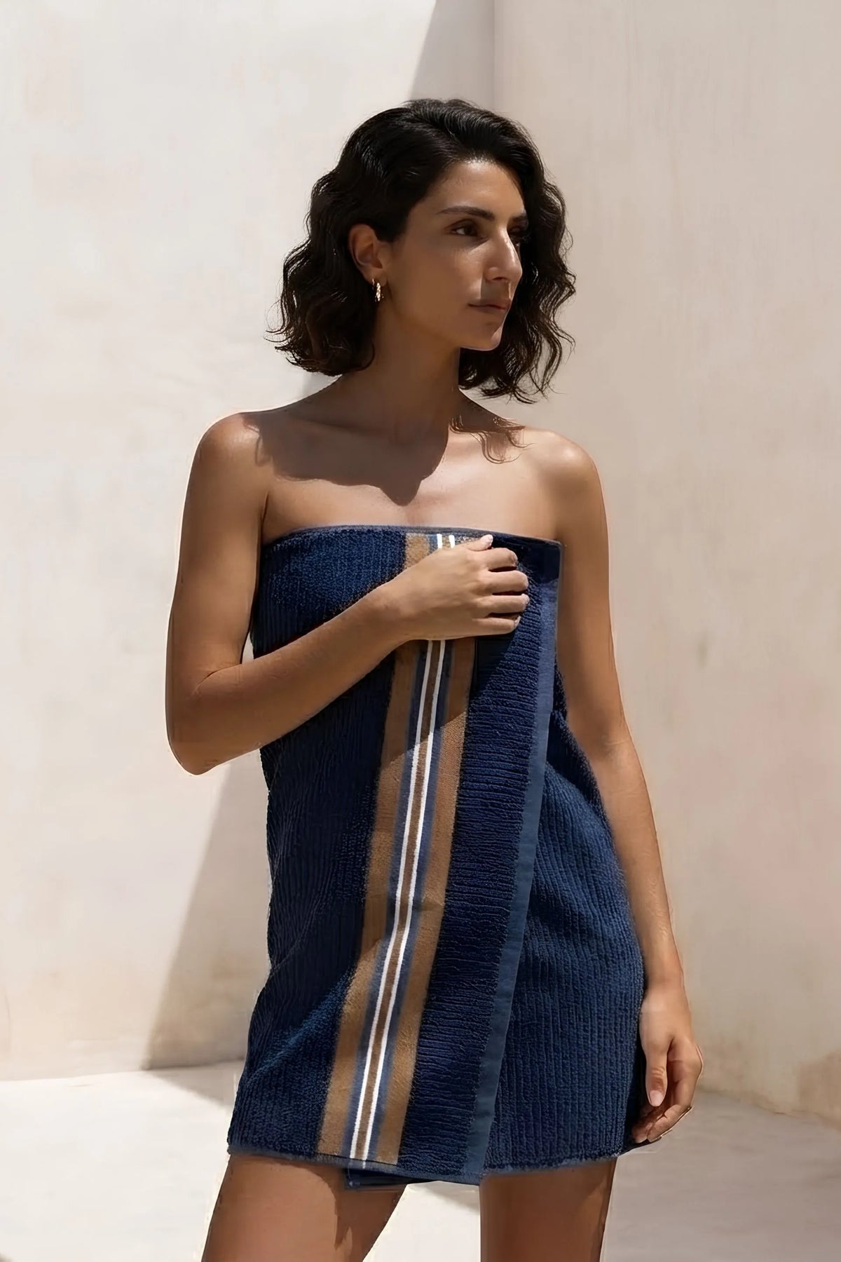 Strada Havlu Premium Set - Denim&Hardal