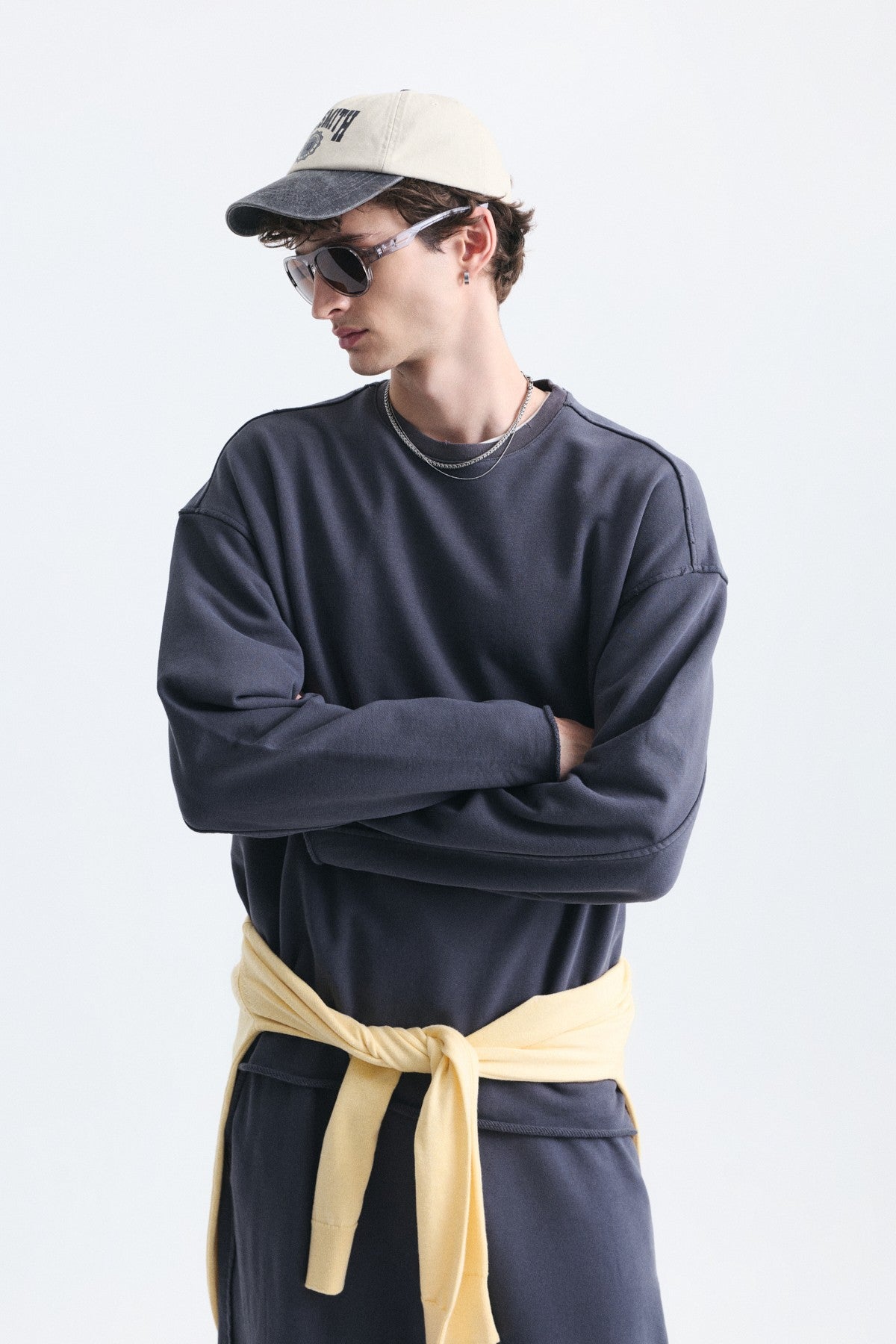 Dikiş Detaylı Oversize Sweatshirt