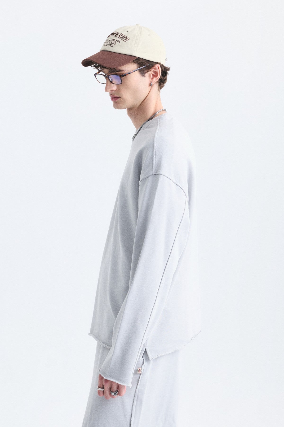 Dikiş Detaylı Oversize Sweatshirt