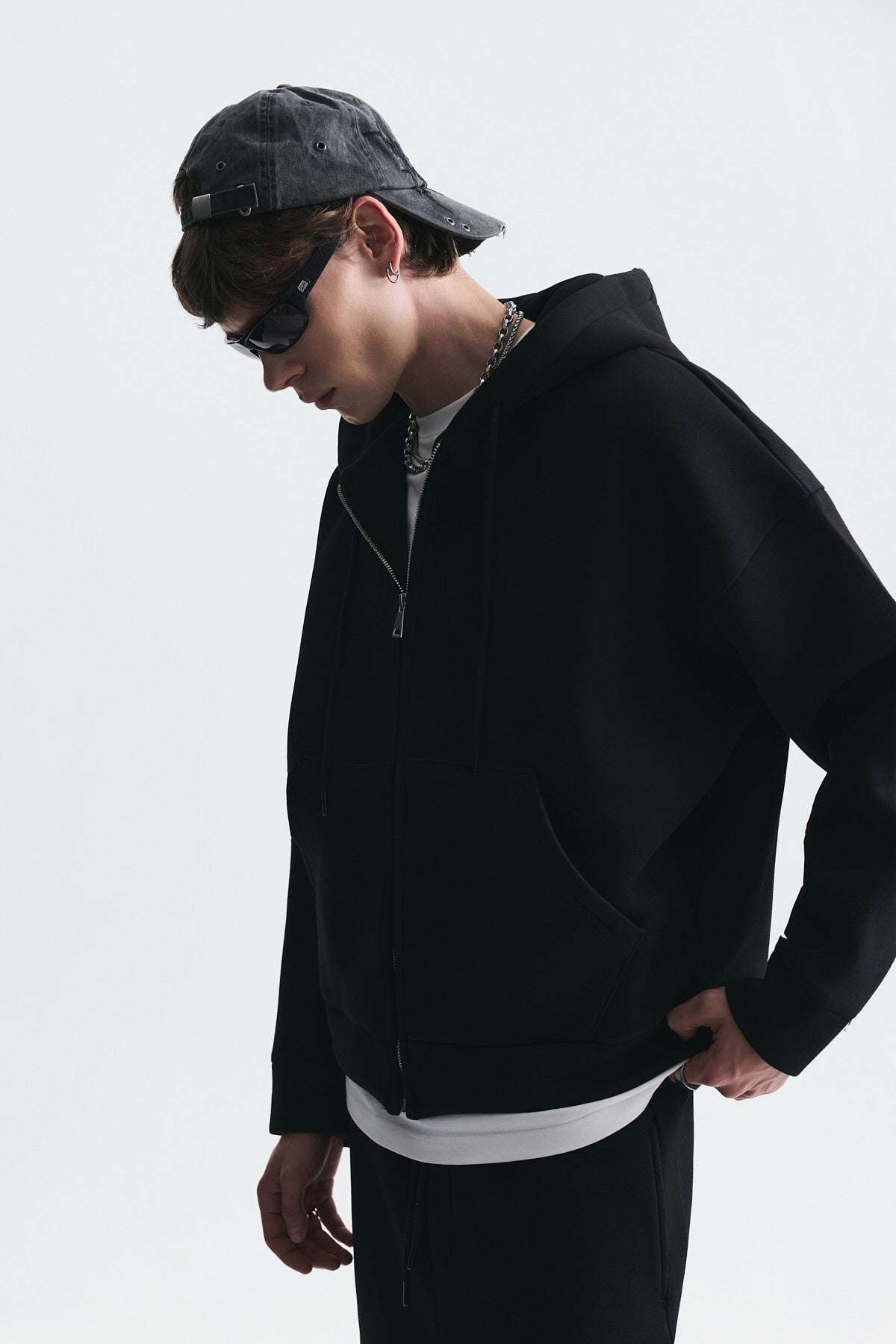 Fermuar Kapama Sweatshirt Takım