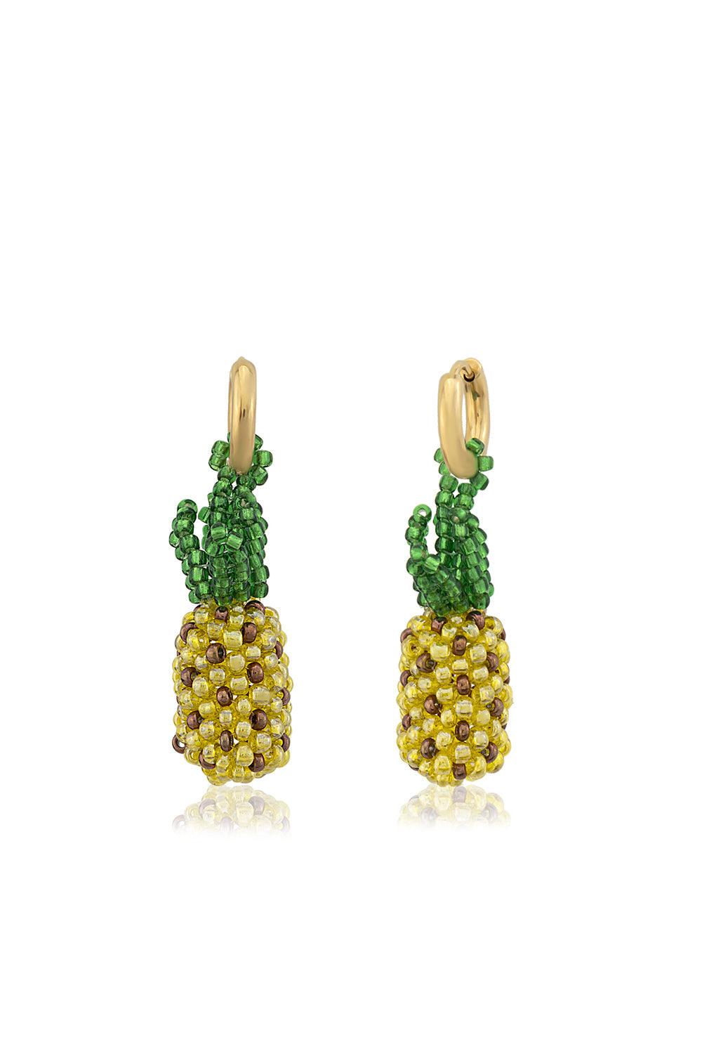 Ava Villain-Ananas Küpe-Küpe-1-fleurdirect.live