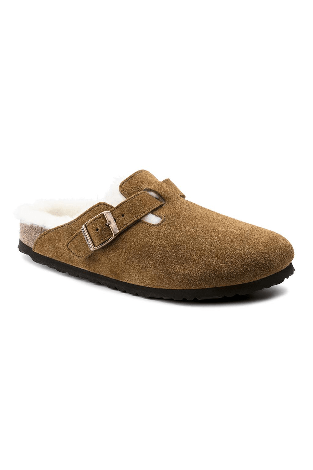 Birkenstock-Boston Suede Shearling-Sandalet & Terlik-6-fleurdirect.live