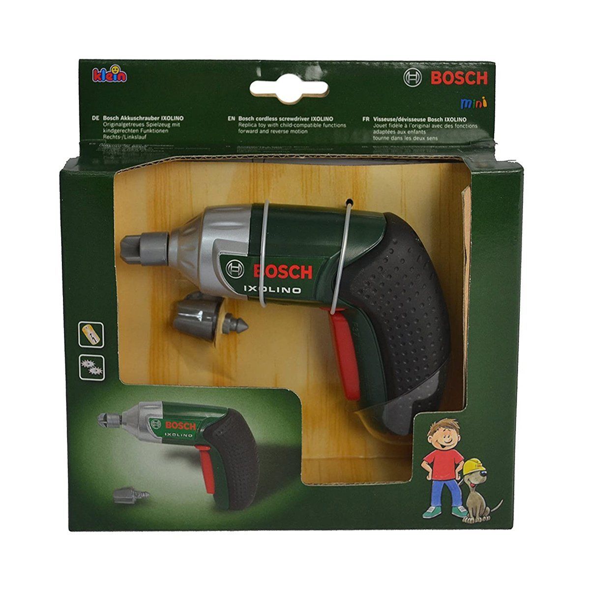 Bosch-Bosch Ixolino Sesli Ve Işıklı Oyuncak Matkap Tamir Seti-Meslek Setleri-1-fleurdirect.live