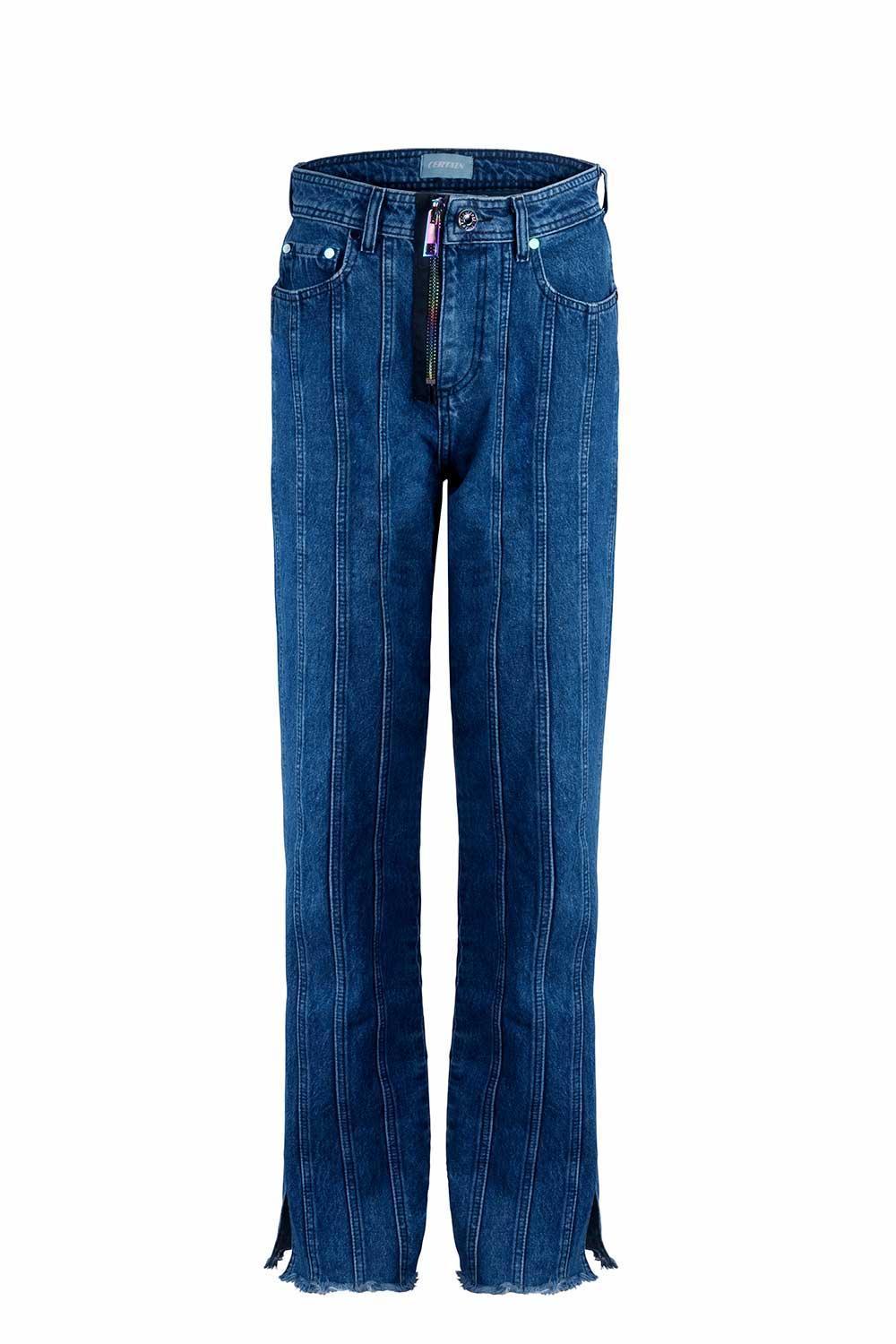 Certain-Brooklyn Jean Light Navy Wash-Kot Pantolon-8-fleurdirect.live