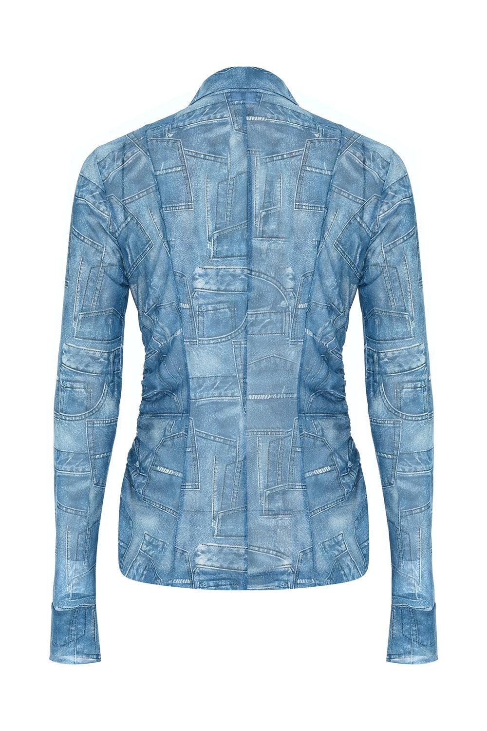 Certain-Patchwork Print Shirt-Gömlek-6-fleurdirect.live