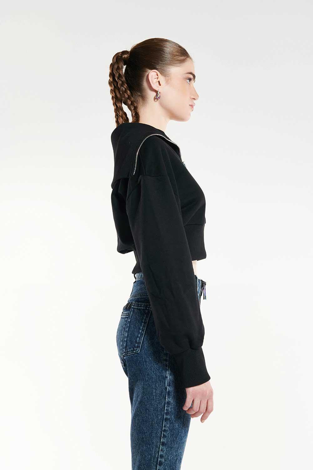 Certain-Zip Sweatshırt-Sweatshirts & Hoodies-2-fleurdirect.live