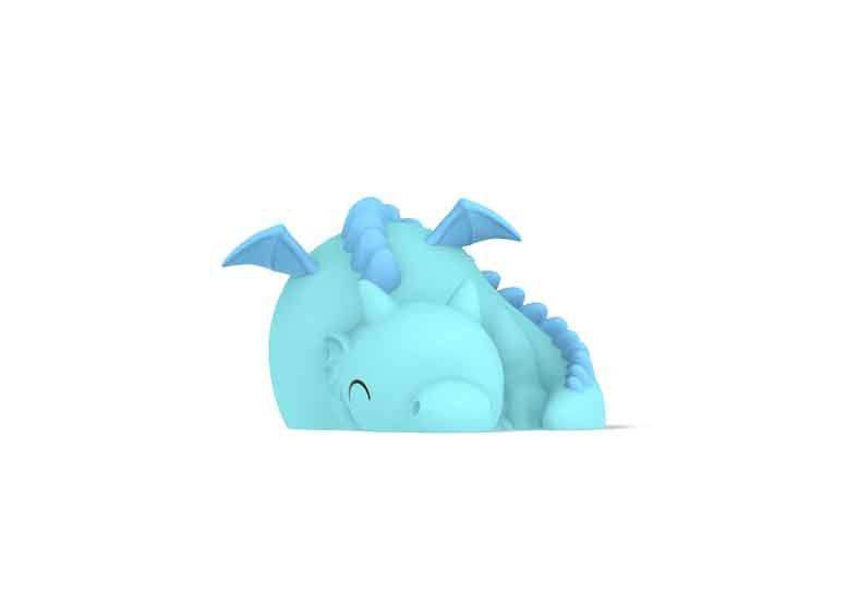Dhink-Silikon Gece Lambası Dragon Mavi-Gece Lambası-2-fleurdirect.live