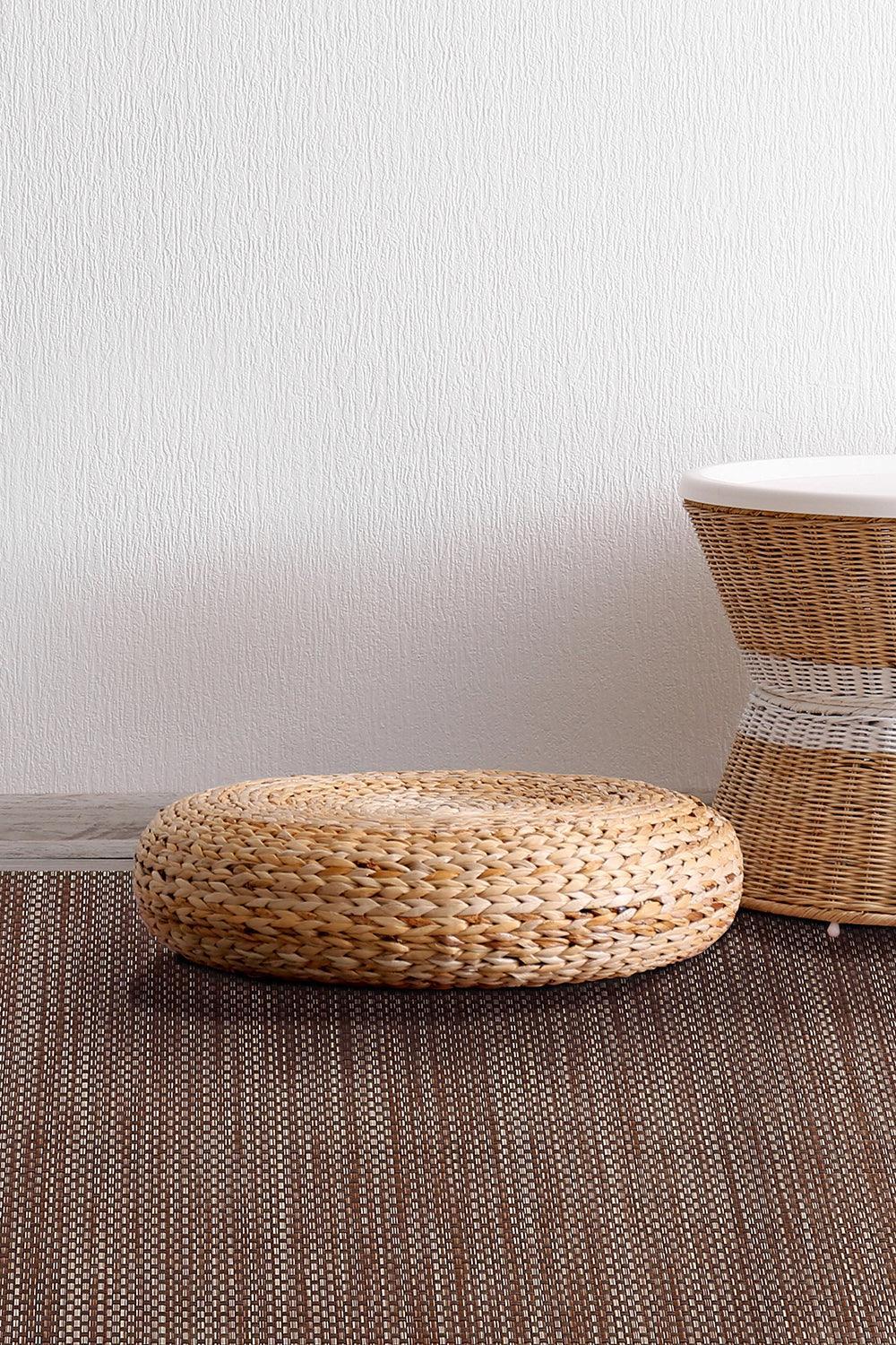 Dinnerdesign-Horizon Taupe Vinil Dokuma Halı 130x200 cm-Halı-3-fleurdirect.live