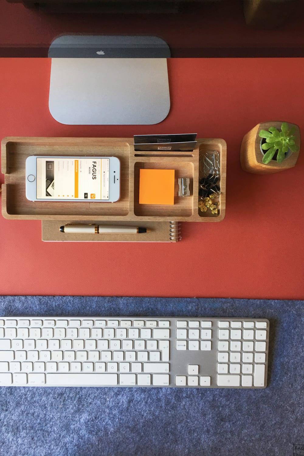 Fagus Wood-Mini Spinney Masa Düzenleyici-Masaüstü Organizer-7-fleurdirect.live