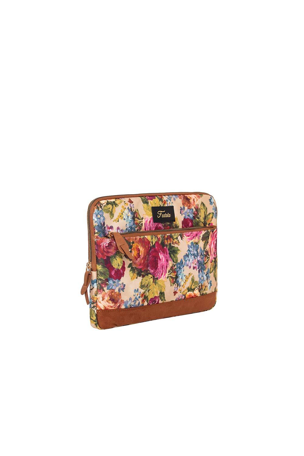 Fudela-Fudela 13-14 inch Flowers Macbook- Laptop Bag-Laptop Çantası-2-fleurdirect.live
