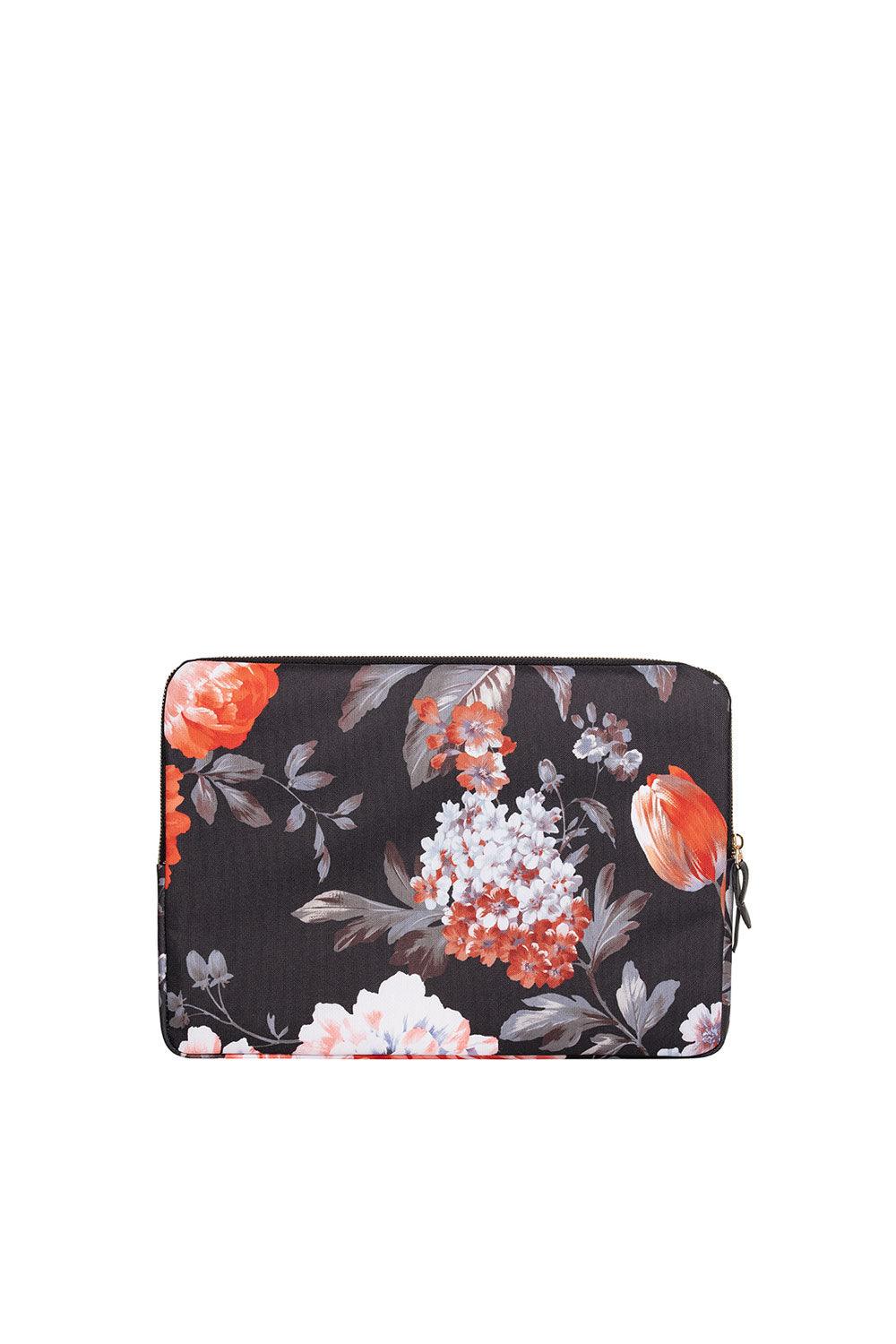 Fudela-Fudela 15.6 Inch Black Roses Macbook- Laptop Bag-Laptop Çantası-4-fleurdirect.live