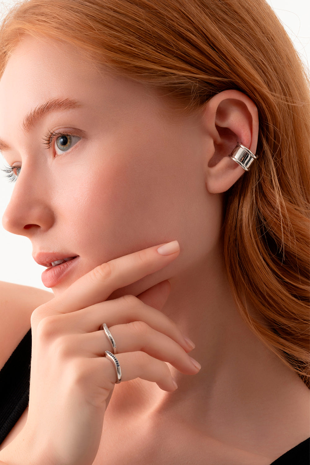 Gal İstanbul-Clan Earcuff Silver-Küpe-2-fleurdirect.live