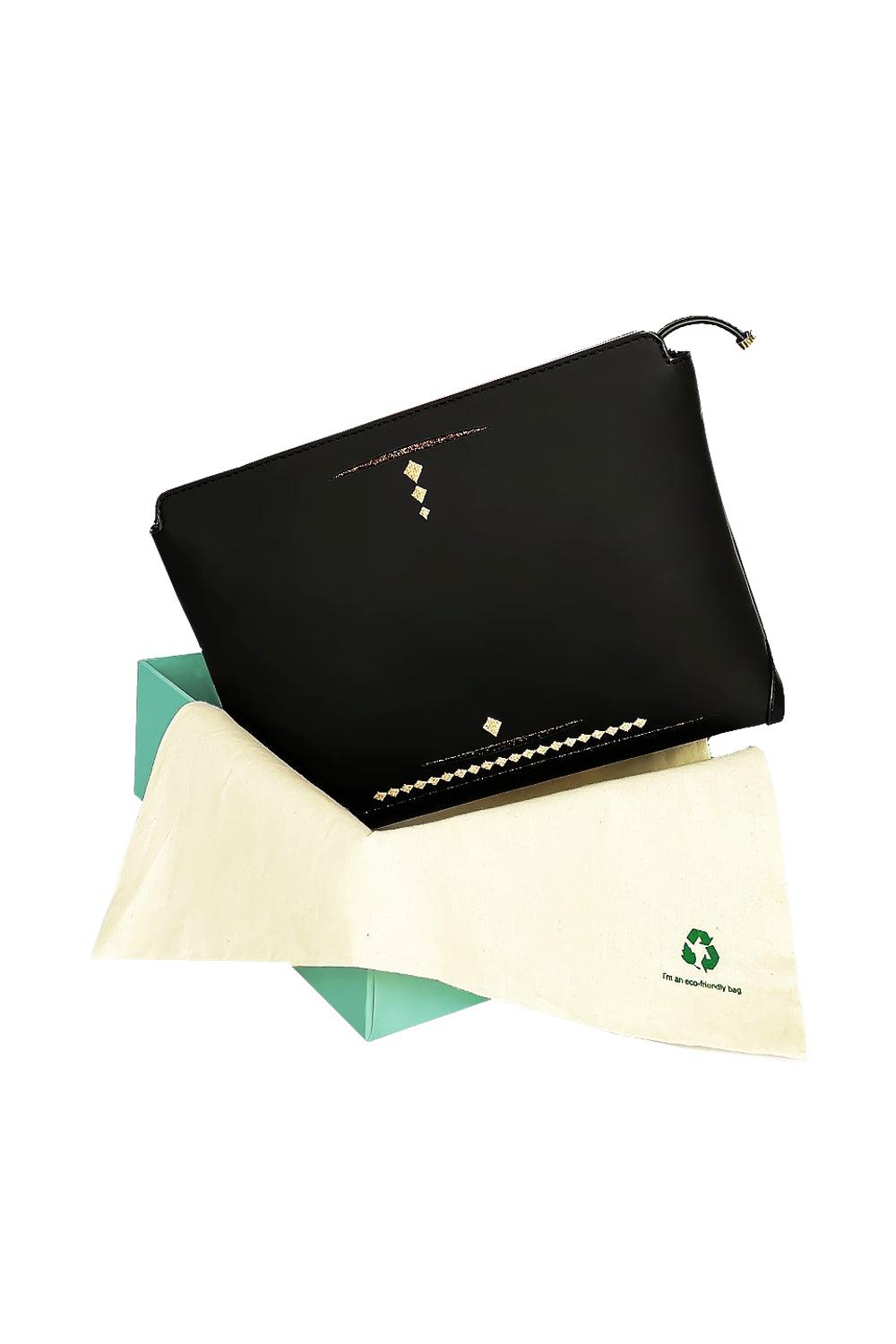 Geomi-Mun Clutch - Siyah-Clutch-7-fleurdirect.live