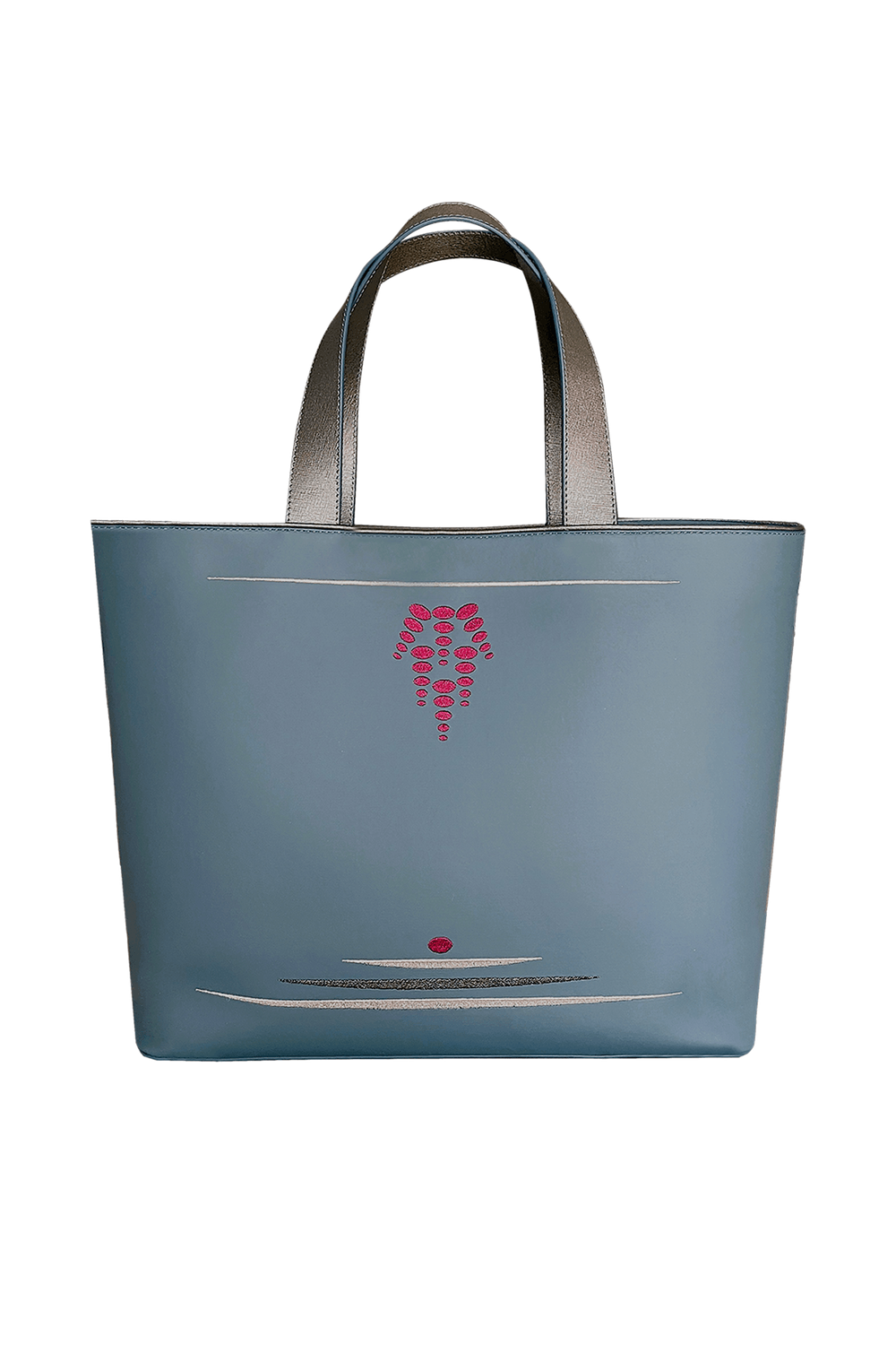 Geomi-Mun Tote - Travel Size - Petrol-Omuz Çantası-1-fleurdirect.live