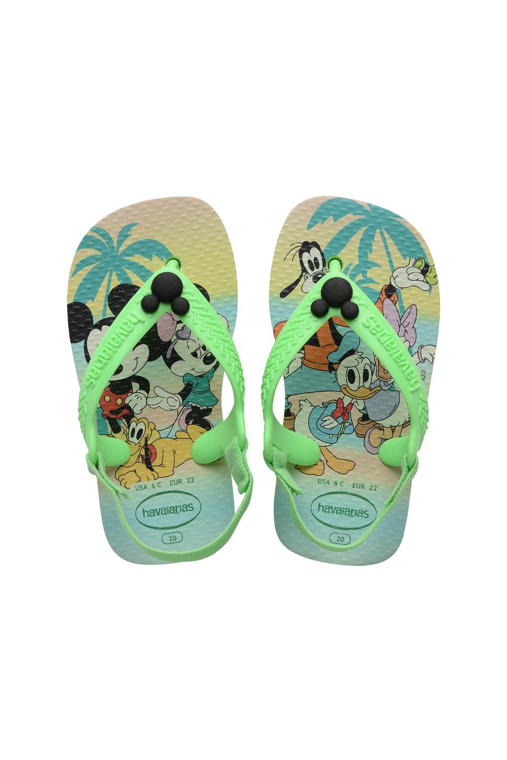 Havaianas-Baby Disney Classic Lime Green-Sandalet & Terlik-1-fleurdirect.live