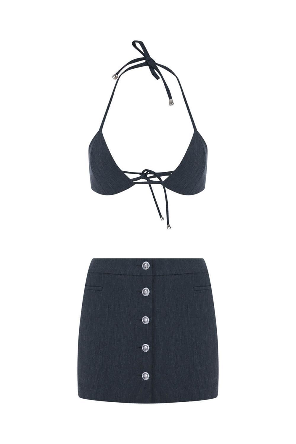 Iquoniq-Masterpieces Top & Skirt-Alt - Üst Takım-1-fleurdirect.live