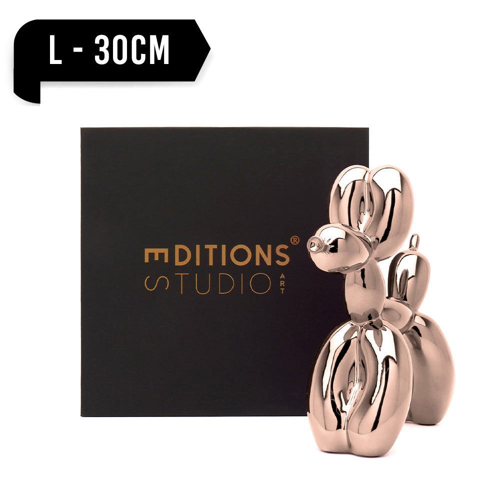 Jeff Koons-Jeff Koons Balloon Dog (Large) Rose Gold-Biblo-1-fleurdirect.live