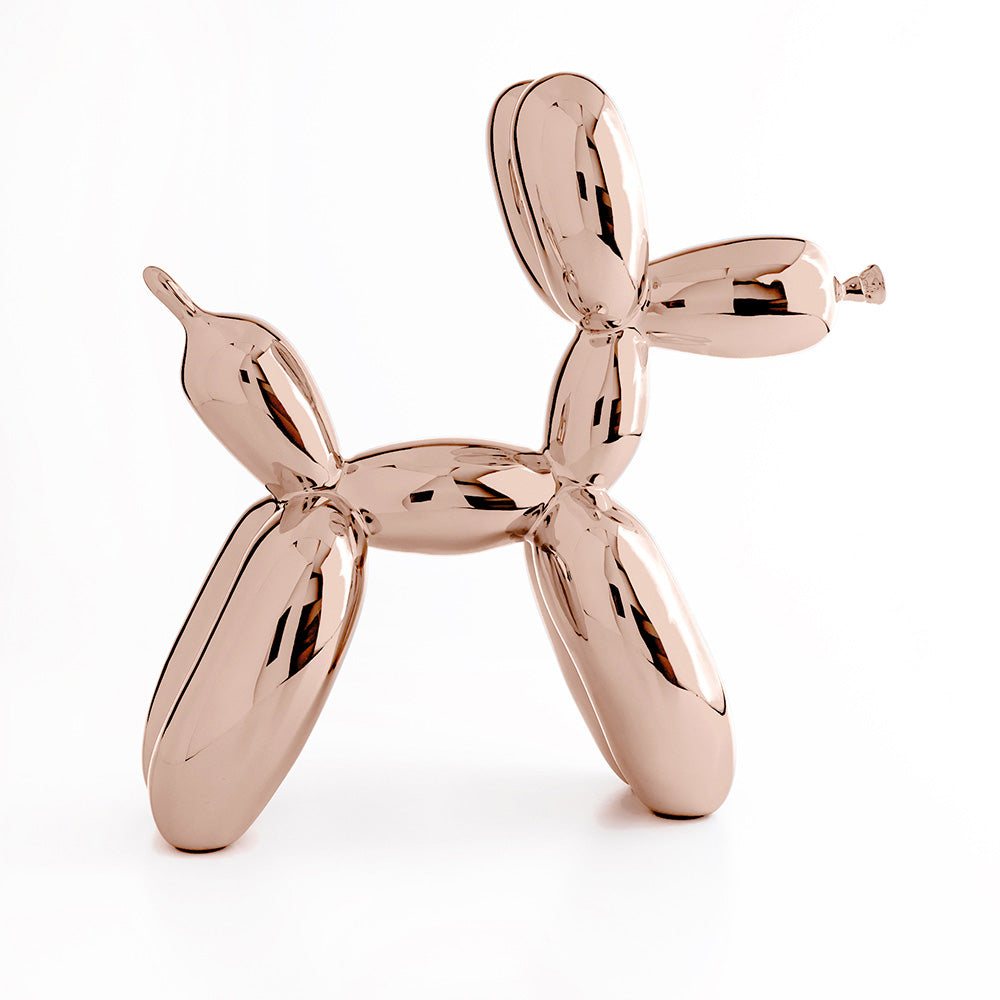 Jeff Koons-Jeff Koons Balloon Dog (Large) Rose Gold-Biblo-3-fleurdirect.live