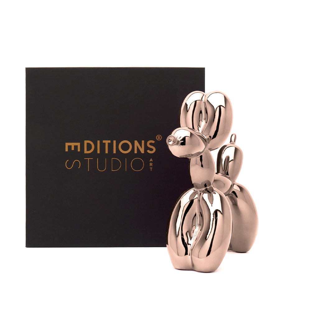 Jeff Koons-Jeff Koons Balloon Dog (Large) Rose Gold-Biblo-6-fleurdirect.live