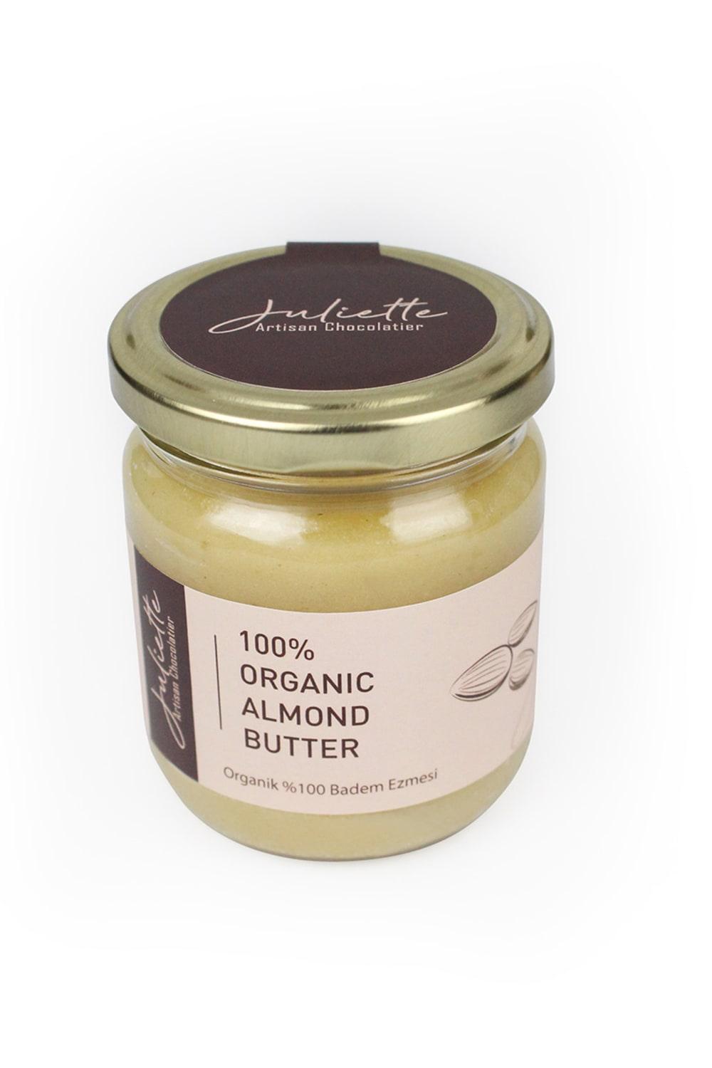 Juliette Artisan Chocolatier-%100 Organik Vegan Badem Ezmesi 150g-Özel Ezme-1-fleurdirect.live