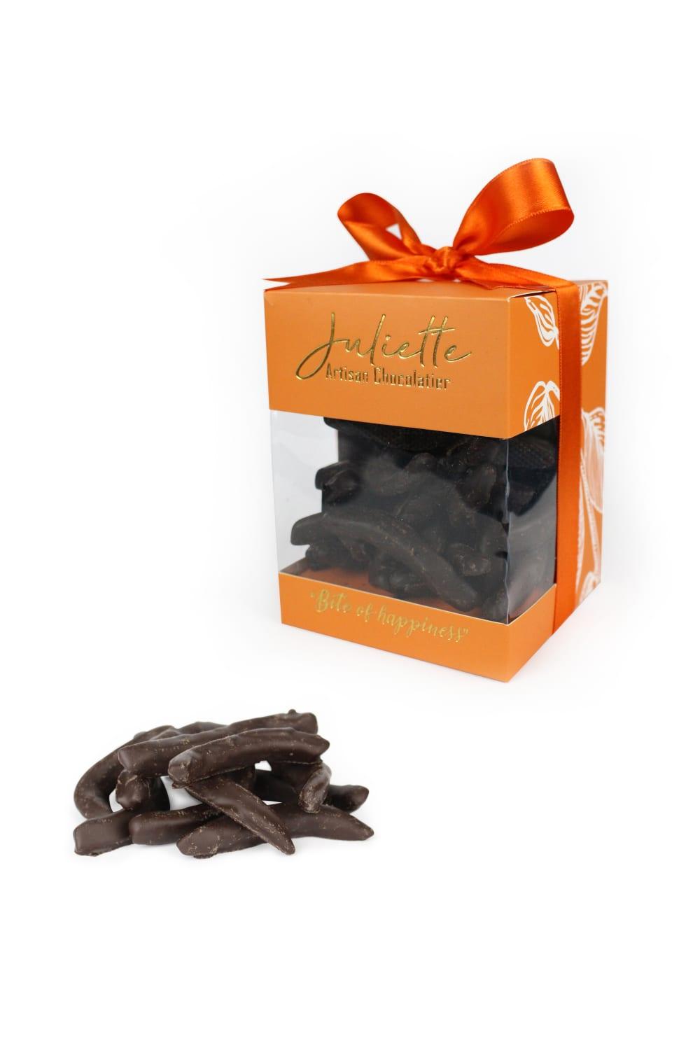 Juliette Artisan Chocolatier-Bitter Çikolata Kaplı Portakal Dilimleri 300 g.-Çikolata-1-fleurdirect.live