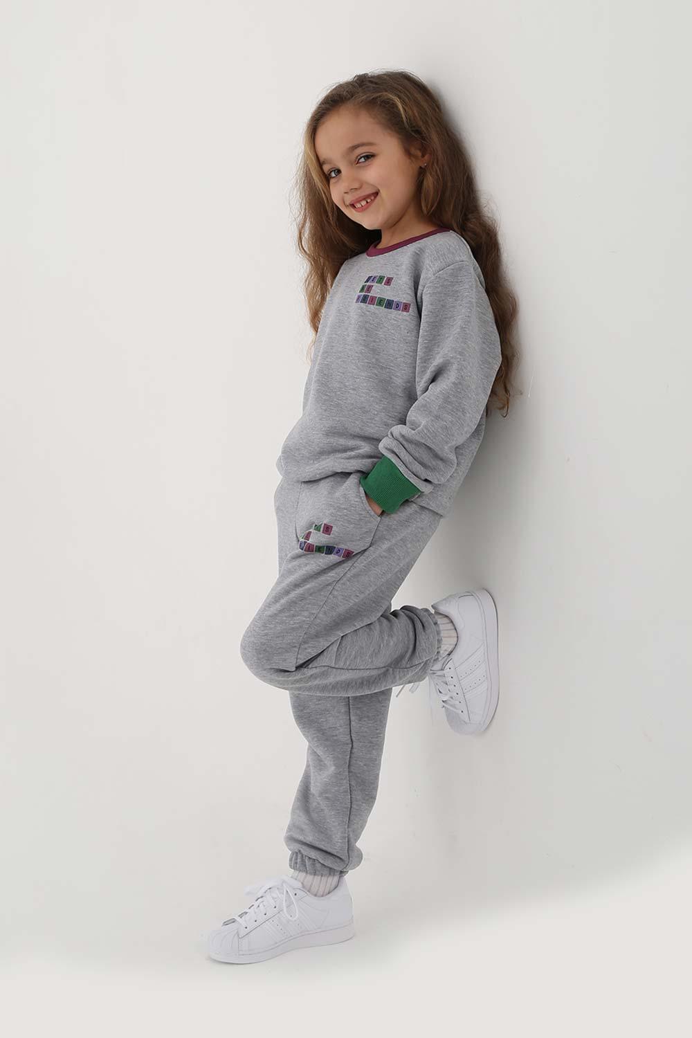 Let's Be Friends-Sweatshirt - Gri Melanj-Sweatshirts & Hoodies-2-fleurdirect.live