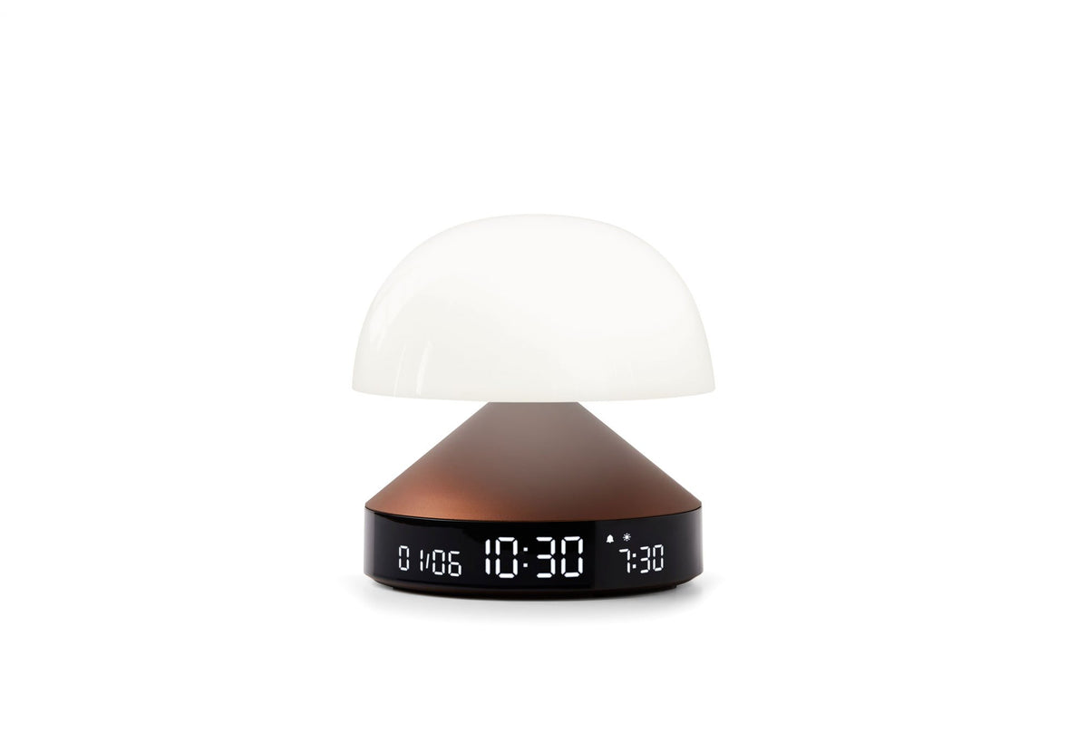 Lexon-Bronz Mina Sunrise Alarm Saatli Gün Işığı Simulatörü & Aydınlatma-Masa Lambası-7-fleurdirect.live