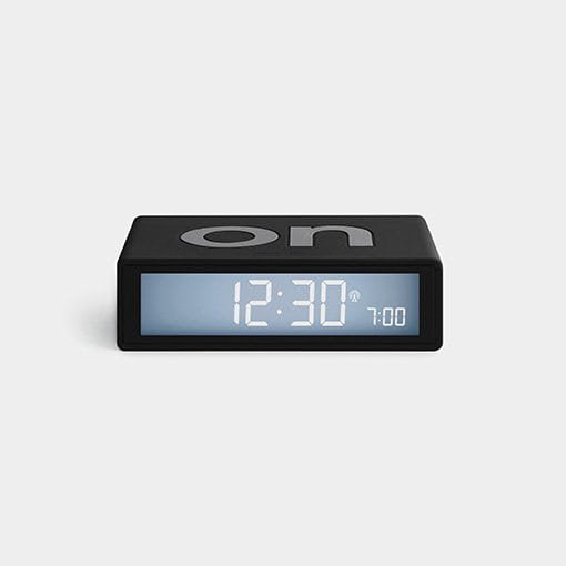 Lexon-Flip Plus Alarm Saat Siyah-Alarm Saatler-1-fleurdirect.live
