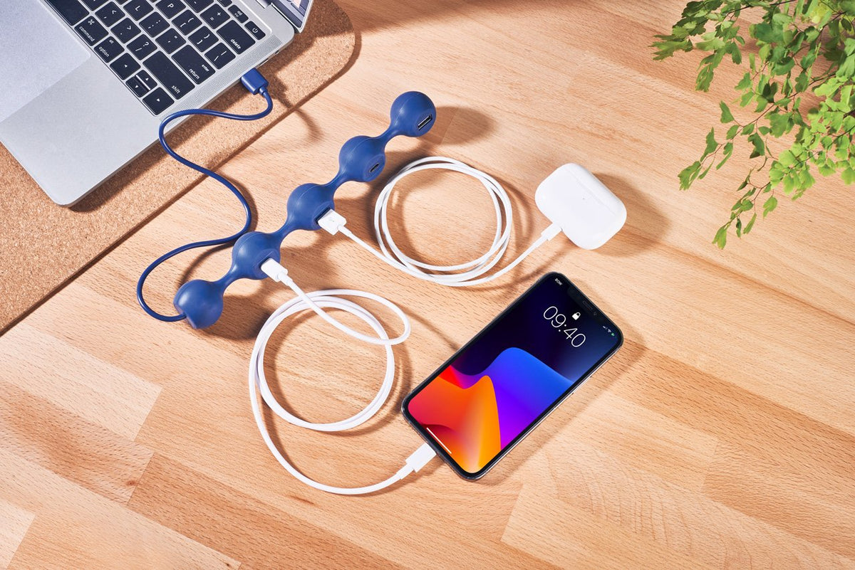 Lexon-Peas Hub C Usb çoğaltıcı Siyah-Usb Çoğaltıcı-3-fleurdirect.live