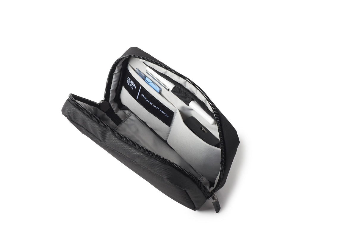 Lexon-Tera Organizer Pouch Siyah-Laptop & Evrak Çantası-5-fleurdirect.live