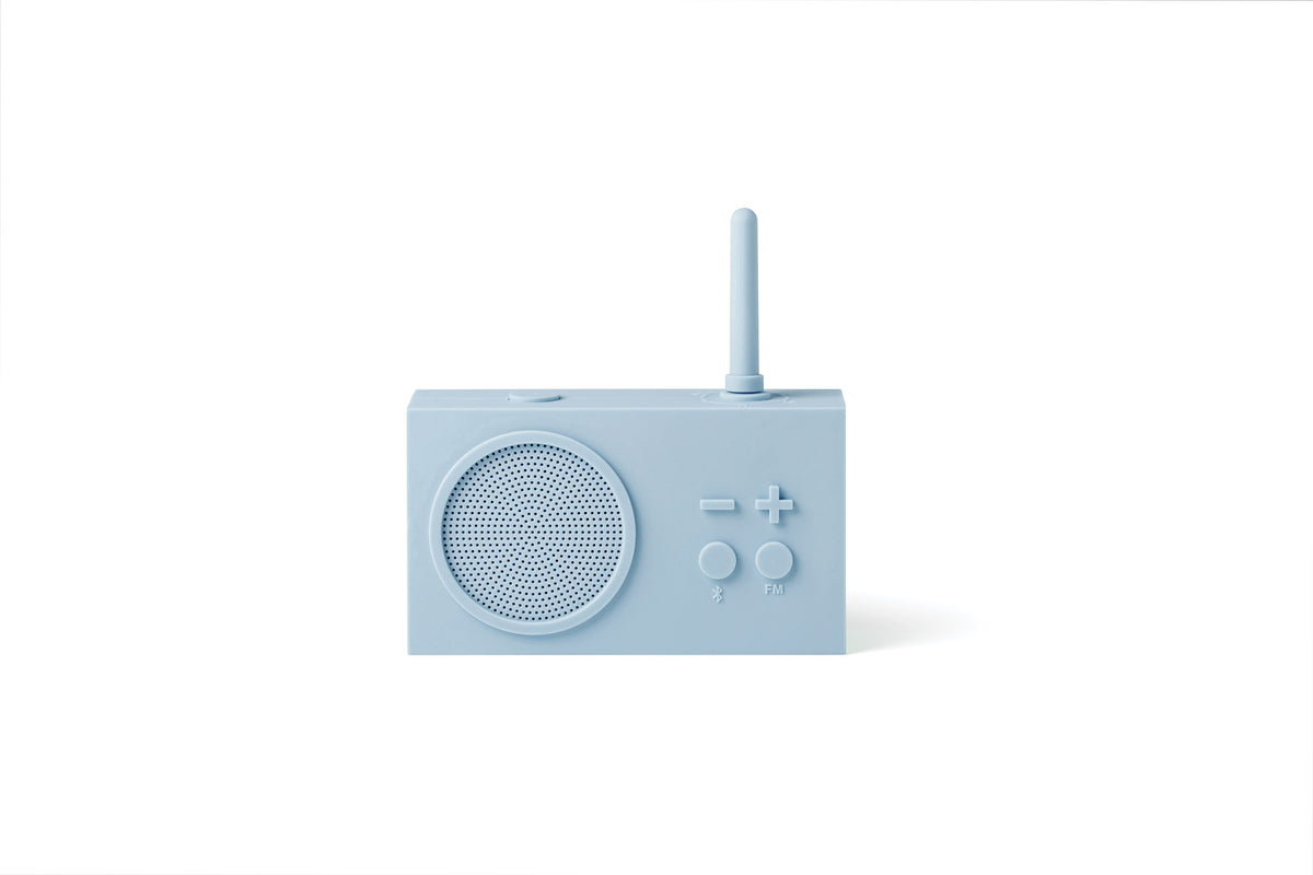 Lexon-Tykho 3 Radyo Ve Bluetooth Hoparlör Açık Mavi-Taşınabilir Hoparlör-1-fleurdirect.live