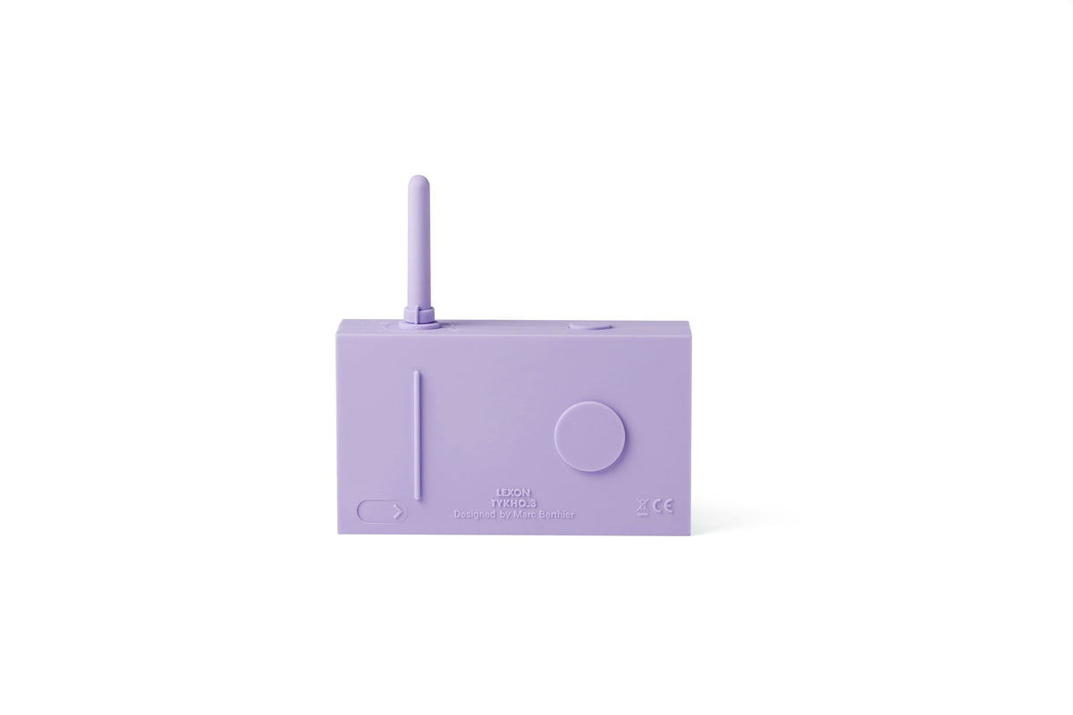 Lexon-Tykho 3 Radyo Ve Bluetooth Hoparlör Lila-Taşınabilir Hoparlör-3-fleurdirect.live