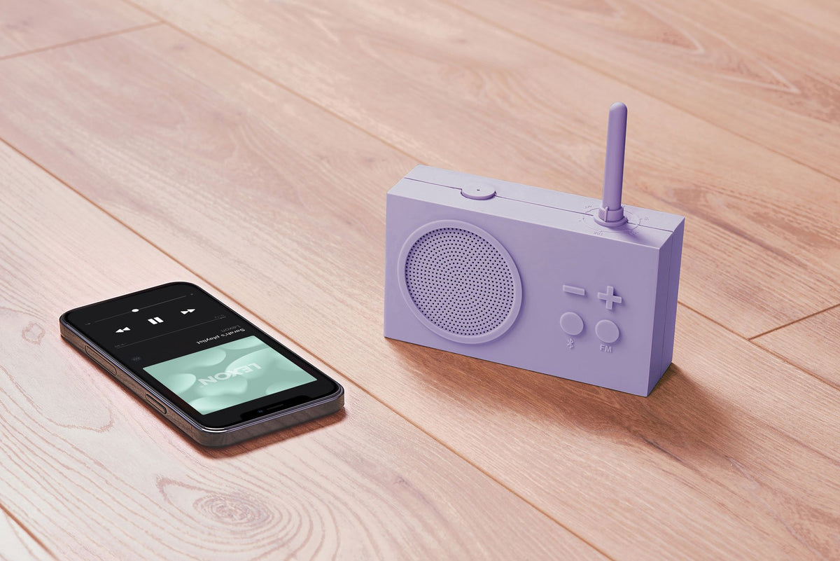 Lexon-Tykho 3 Radyo Ve Bluetooth Hoparlör Lila-Taşınabilir Hoparlör-5-fleurdirect.live