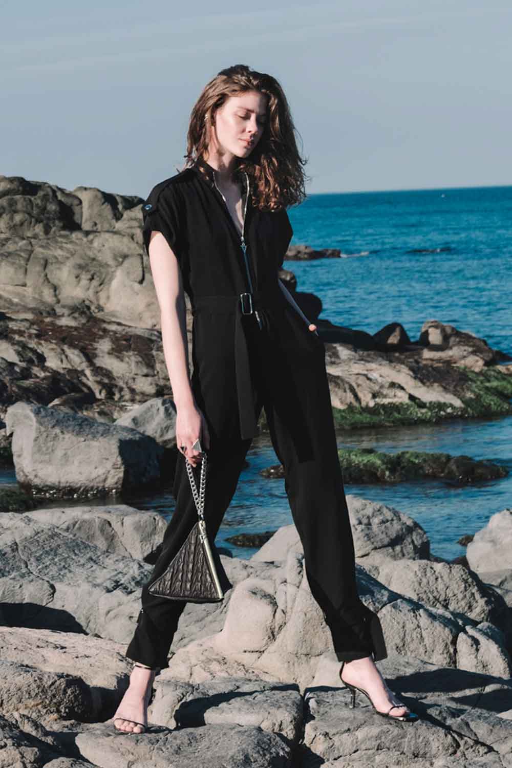 Mirimalist-Triangle Puff Bag-Omuz Çantası-2-fleurdirect.live