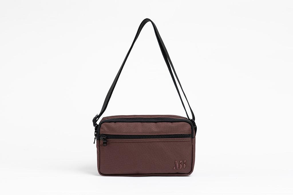 Muni Bum Bag-Grace Double Under Arm Coffee-Bel Çantası-1-fleurdirect.live