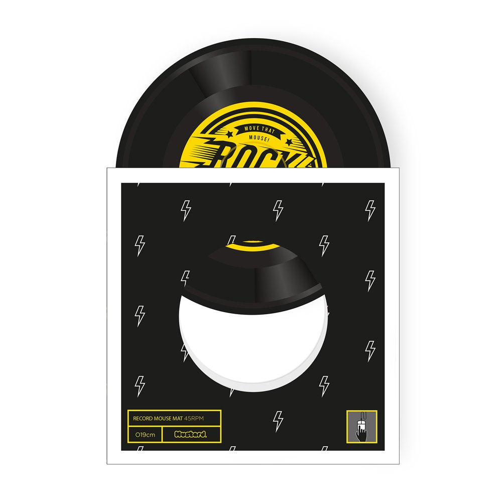 Mustard-Mustard Rock N Roll Mouse Pad-Mouse Pad-2-fleurdirect.live