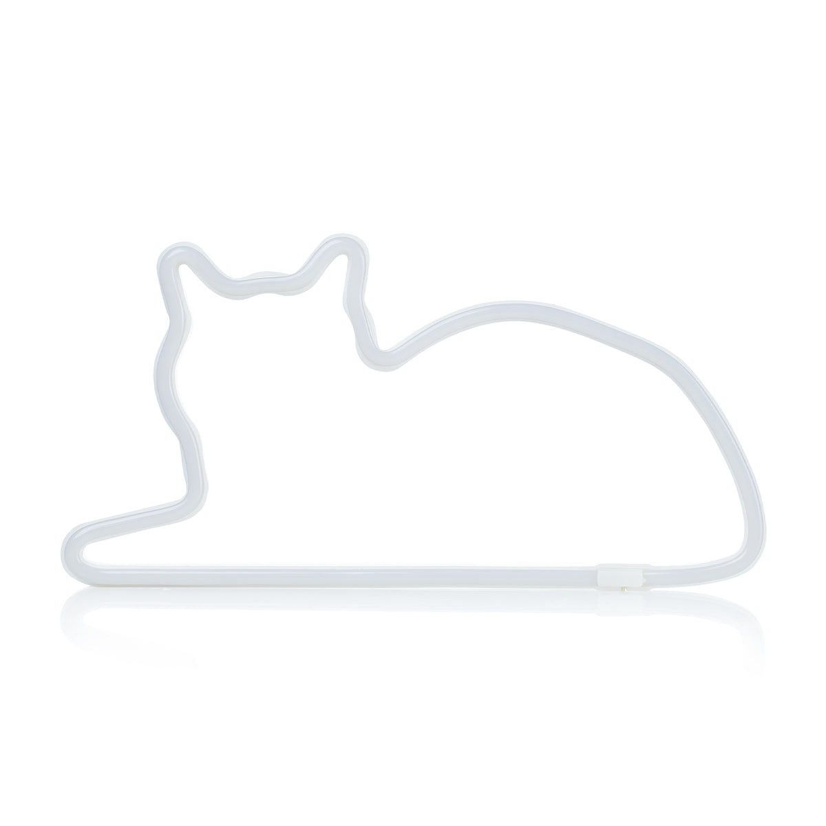 Mustard-Mustard Sitting Cat Led Işık-Gece Lambası-2-fleurdirect.live