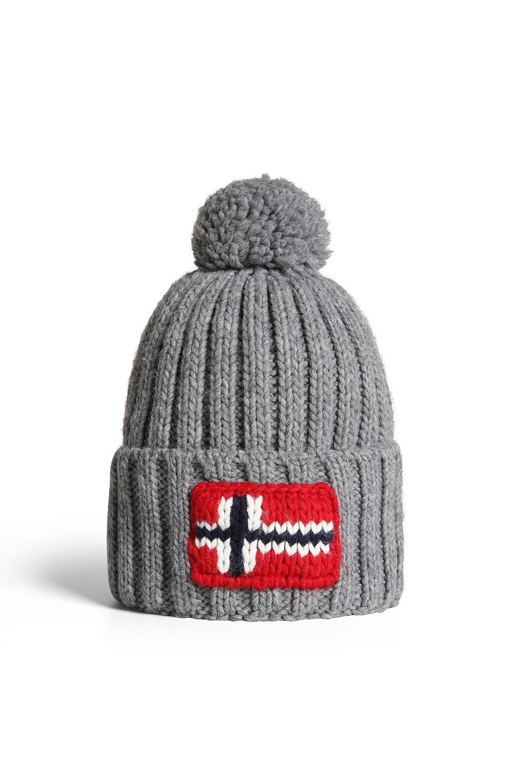 Napapijri-Semiury 5 Grey Melange-Bere-1-fleurdirect.live