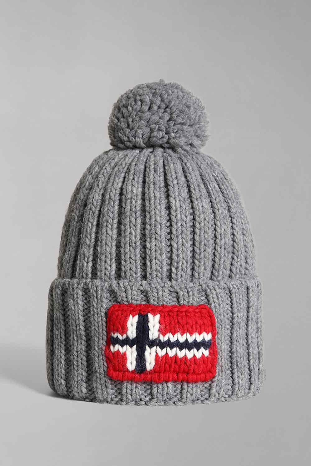 Napapijri-Semiury 5 Grey Melange-Bere-6-fleurdirect.live