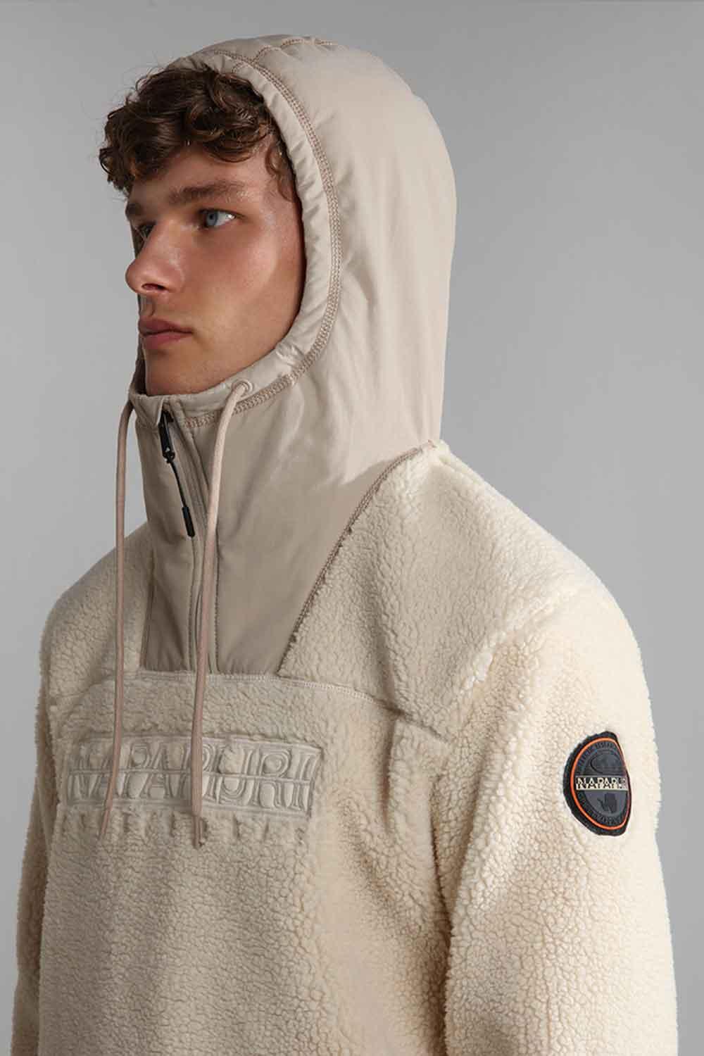 Napapijri-Teide Hoodie Fleecewear-Sweatshirts & Hoodies-3-fleurdirect.live