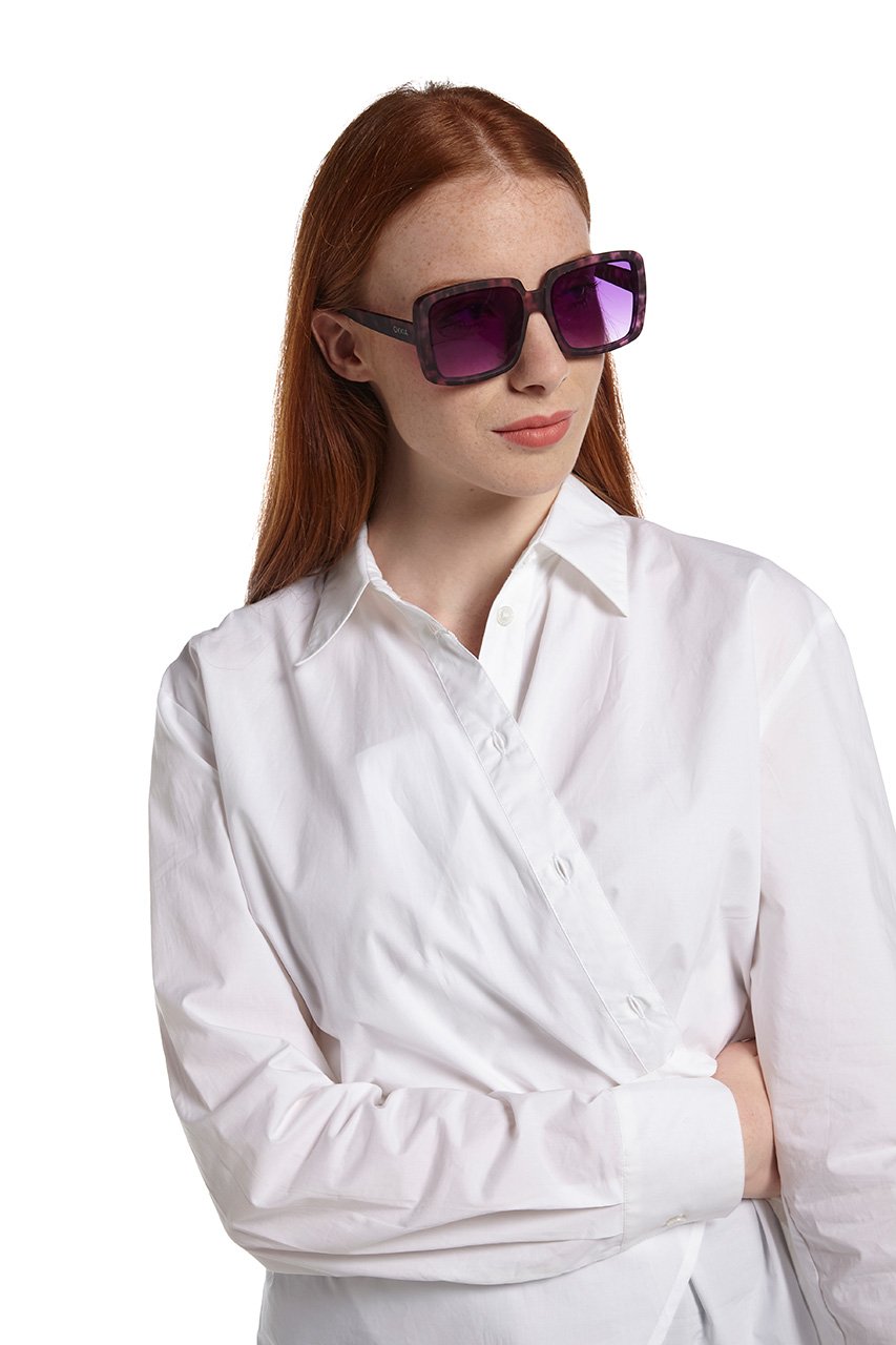 Okkia-Okkia Alessia Unisex Güneş Gözlüğü Rose Havana-Güneş Gözlüğü-5-fleurdirect.live