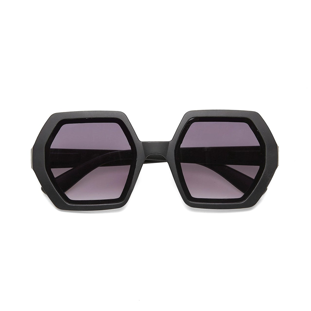 Okkia-Okkia Emma Big Hexagonal Unisex Güneş Gözlüğü Siyah-Güneş Gözlüğü-3-fleurdirect.live