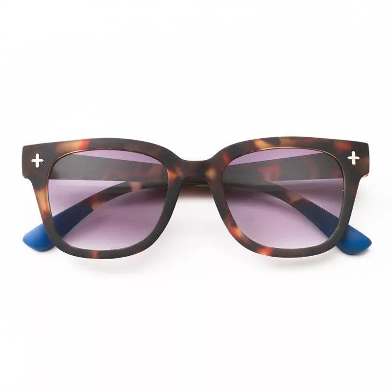 Okkia-Okkia Giovanni Klasik Havana Mavisi Siyah Lens Unisex Güneş Gözlüğü Siyah & Gri-Güneş Gözlüğü-1-fleurdirect.live