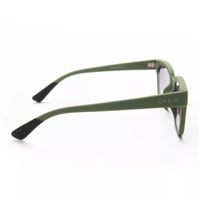 Okkia-Okkia Giovanni Siyah Lens Unisex Güneş Gözlüğü Yeşil & Siyah-Güneş Gözlüğü-5-fleurdirect.live