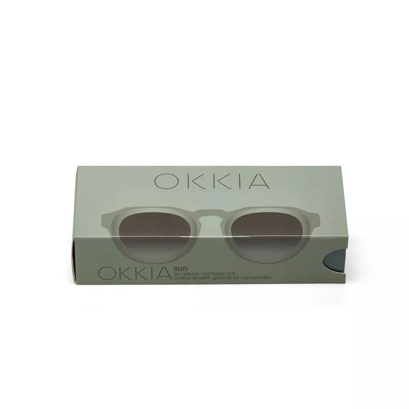 Okkia-Okkia Zeno Round Unisex Yeşil Güneş Gözlüğü Siyah Gradyan-Güneş Gözlüğü-7-fleurdirect.live