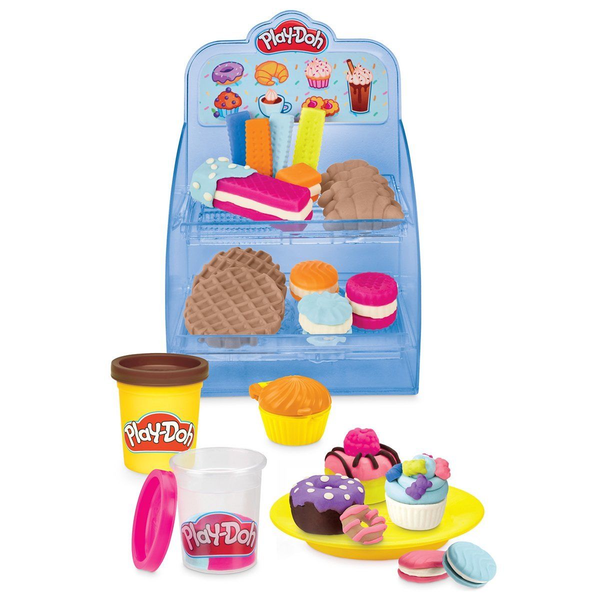 Play Doh-Süper Renkli Kafe Oyun Seti-Oyun Hamurları ve Setleri-2-fleurdirect.live