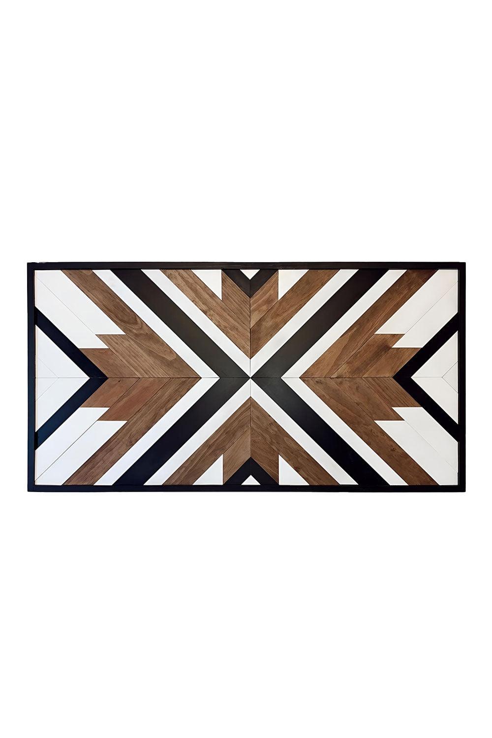 Postotto Design Studio-Bohemian Çift Kişilik Ahşap Yatak/ Baza Başlığı-Yatak-2-fleurdirect.live