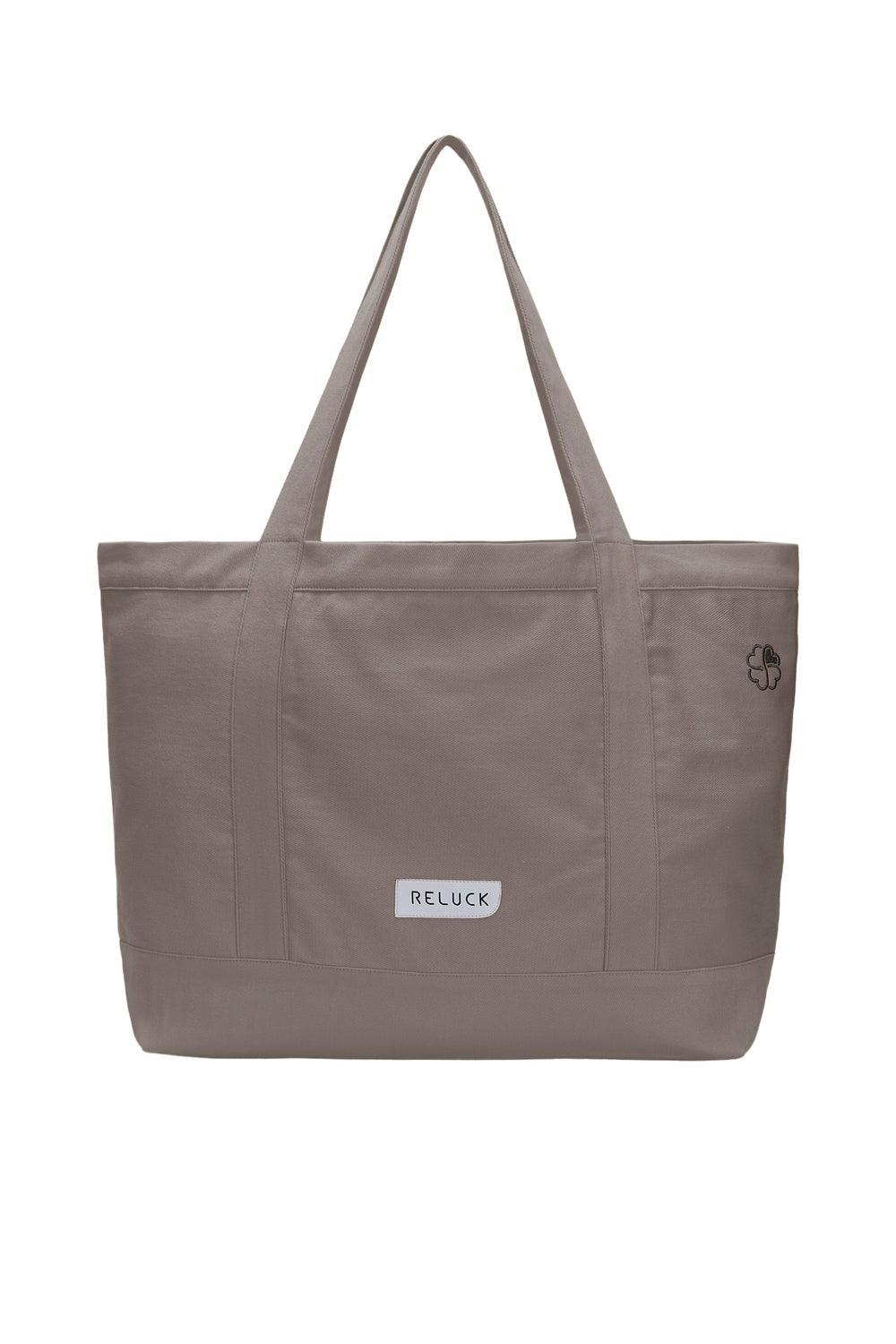 Reluck-%100 Recycled Big Tote Bag-Bez Çanta-1-fleurdirect.live