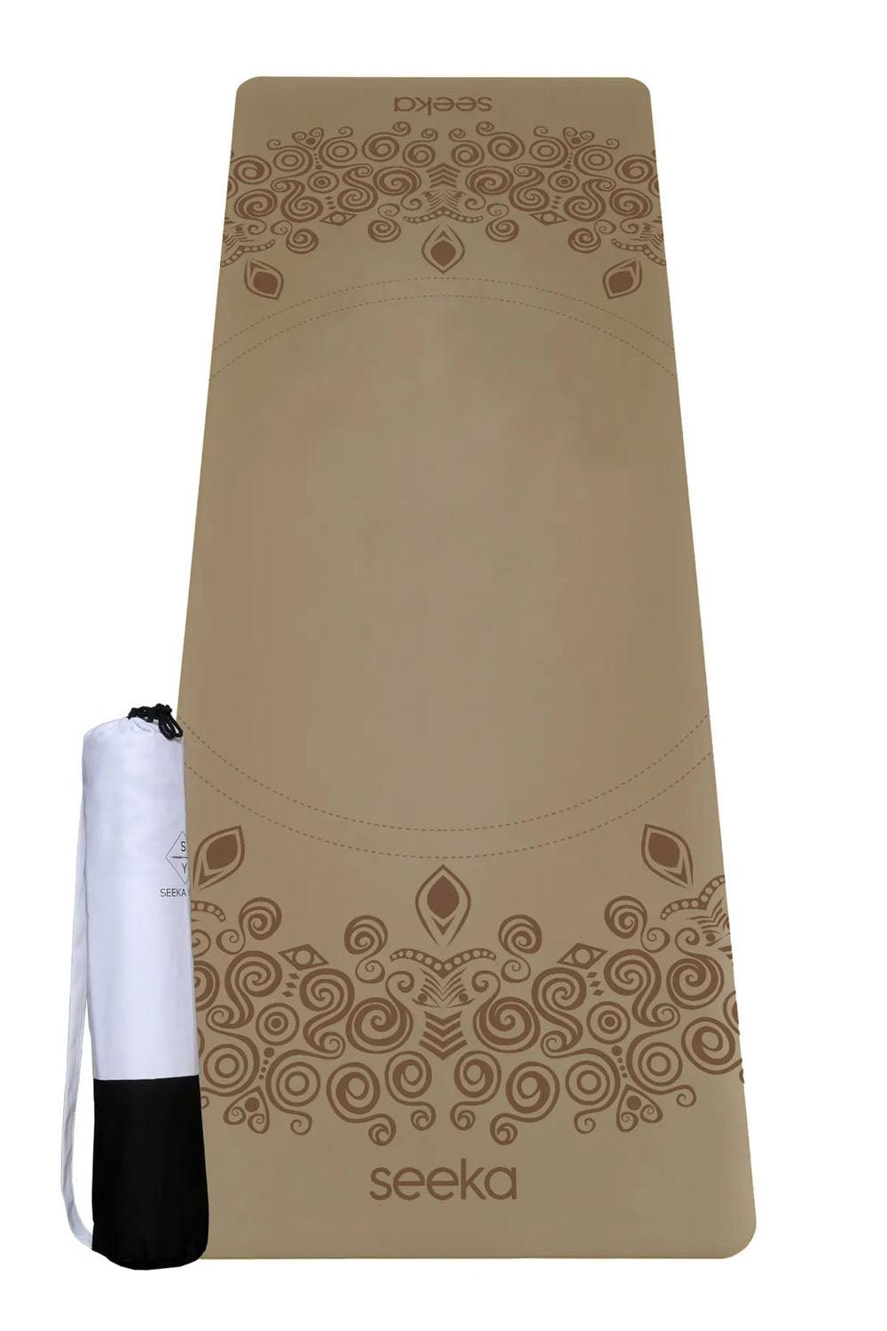 Seeka Yoga-Pro Serisi Rise Yoga Mat - Açık Kahve-Yoga Matı-1-fleurdirect.live