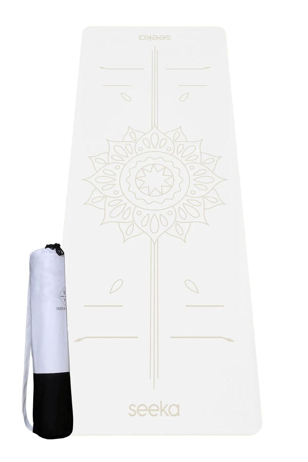 Seeka Yoga-Pro Serisi Sun Yoga Mat - Beyaz-Yoga Matı-1-fleurdirect.live